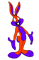 Bugs Bunny - Halloween Colours - Free PNG Animated GIF