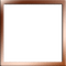 Copper Brown Square Frame - PNG gratuit GIF animé