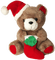joulu, christmas, bear, karhu - PNG gratuit GIF animé
