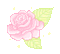 Pink Rose (Unknown Credits) - Animovaný GIF zadarmo animovaný GIF