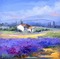 Lavender landscape French province - PNG gratuit GIF animé