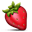 Strawberry emoji - bezmaksas png animēts GIF