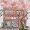 Korea background spring - nemokama png animuotas GIF