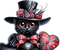 SM3 CAT RED HEART VDAY IMAGE PNG - bezmaksas png animēts GIF