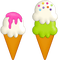 Kaz_Creations Ice Cream Deco - zadarmo png animovaný GIF