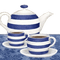 Tee, Kaffee, Kanne, Tassen, Tischdecke - PNG gratuit GIF animé