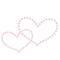 Pink Gem Heart - GIF animé gratuit