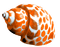 Seashell.Orange.White - png gratis GIF animado