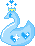 blue swan - Δωρεάν κινούμενο GIF κινούμενο GIF