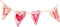 dolceluna love text heart scrap pink deco spring - kostenlos png Animiertes GIF