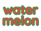 Watermelon.Text.red.green.Victoriabea - δωρεάν png κινούμενο GIF