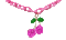 cherry necklace - Gratis animerad GIF