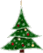 Christmas  Tree Green Stars Gif - Bogusia - GIF animate gratis GIF animata