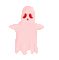 Pink Ghost Halloween - Bezmaksas animēts GIF animēts GIF