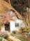 Bauernhaus, Wald, Vintage, Hintergrund - PNG gratuit GIF animé