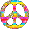 peace sign - GIF animado gratis GIF animado