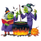 witches-- sorcière halloween - kostenlos png Animiertes GIF