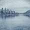 Blue/Greyish Sea Landscape - δωρεάν png κινούμενο GIF
