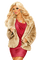 minou-woman-donna-femme-kvinna-blond-bionda - gratis png animeret GIF