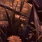 Brown Flowers & Grass Close-Up - png gratis GIF animasi