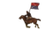 western soldat cavalerie - darmowe png animowany gif