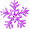 Snowflake.Purple - png gratis GIF animasi