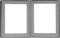 Vintage Double Frame  rectangle - zdarma png animovaný GIF
