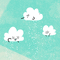 Funny Clouds - GIF animé gratuit GIF animé