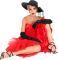 Kaz_Creations Woman Femme Red - png gratis GIF animasi