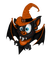 halloween bat by nataliplus - безплатен png анимиран GIF