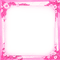 Frame.Pink.White - By KittyKatLuv65 - PNG gratuit GIF animé