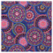 Mandala glitter background, pink, blue, black gif