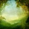 green forest background painting - zdarma png animovaný GIF