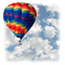 hot air balloon bp - GIF animado grátis Gif Animado