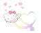 Cute kawaii ange angel hello kitty mignon gif - GIF animé gratuit GIF animé