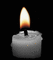płonąca świeca - GIF animé gratuit GIF animé