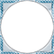 soave frame circle vintage texture blue - PNG gratuit GIF animé