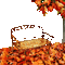 Autumn Fall Bench Background - GIF animasi gratis GIF animasi