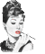 Audrey Hepburn Woman Black Gif - Bogusia - Gratis animerad GIF animerad GIF