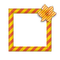 Small Yellow/Orange Frame - δωρεάν png κινούμενο GIF