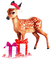 soave deco animals christmas winter deer gift box - бесплатно png анимированный гифка