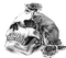 Gothic skull by nataliplus - gratis png animeret GIF