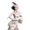 Kaz_Creations Woman Femme White - gratis png animerad GIF