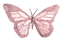 papillon rose.Cheyenne63 - PNG gratuit GIF animé