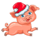New Year pig by nataliplus - ücretsiz png animasyonlu GIF