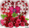 corazon de rosas - GIF animé gratuit