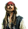 pirates of the caribbean jack sparrow - kostenlos png Animiertes GIF