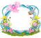 loly33 frame cadre flower - kostenlos png Animiertes GIF