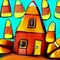 Candy Corn House - bezmaksas png animēts GIF