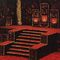 Red Temple Background